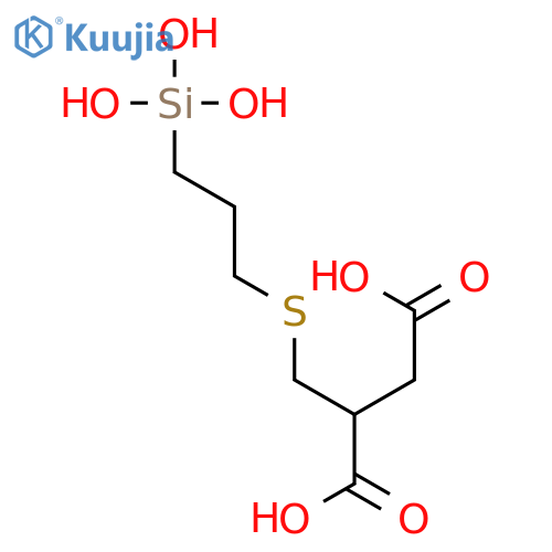 Butanedioic acid, [[[3-(trihydroxysilyl)propyl]thio]methyl]- structure