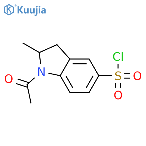 1-Acetyl-2-methyl-5-indolinesulfonoyl chloride structure