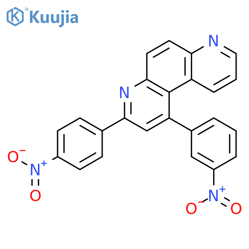 4,7-PHENANTHROLINE, 1-(3-NITROPHENYL)-3-(4-NITROPHENYL)- structure