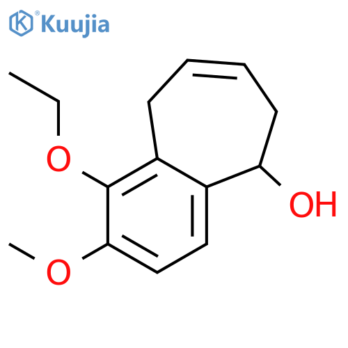 5H-BENZOCYCLOHEPTEN-5-OL, 1-ETHOXY-6,9-DIHYDRO-2-METHOXY- structure