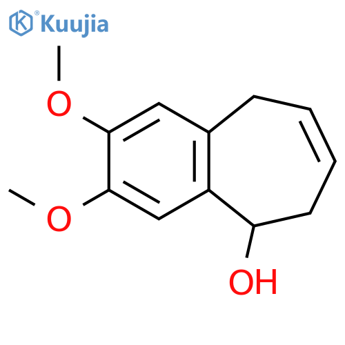 5H-BENZOCYCLOHEPTEN-5-OL, 6,9-DIHYDRO-2,3-DIMETHOXY- structure