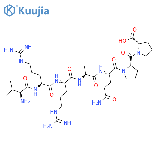 L-Proline, L-valyl-L-arginyl-L-arginyl-L-alanyl-L-glutaminyl-L-prolyl- structure