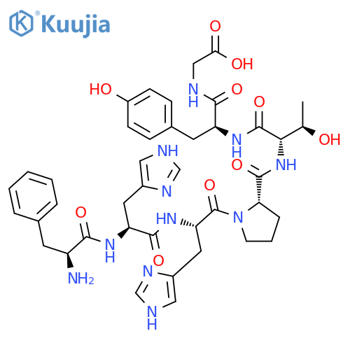 Glycine, L-phenylalanyl-L-histidyl-L-histidyl-L-prolyl-L-threonyl-L-tyrosyl- structure