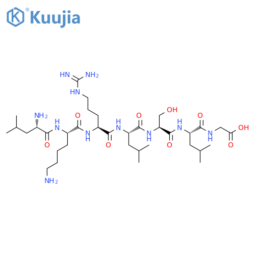GLYCINE, L-LEUCYL-L-LYSYL-L-ARGINYL-L-LEUCYL-L-SERYL-L-LEUCYL- structure