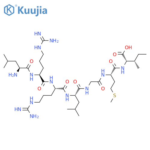 L-ISOLEUCINE, L-LEUCYL-L-ARGINYL-L-ARGINYL-L-LEUCYLGLYCYL-L-METHIONYL- structure