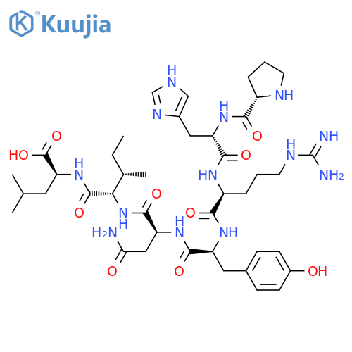 L-Leucine, L-prolyl-L-histidyl-L-arginyl-L-tyrosyl-L-asparaginyl-L-isoleucyl- structure