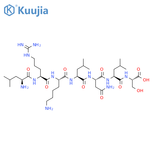 L-SERINE, L-LEUCYL-L-ARGINYL-L-LYSYL-L-LEUCYL-L-ASPARAGINYL-L-LEUCYL- structure