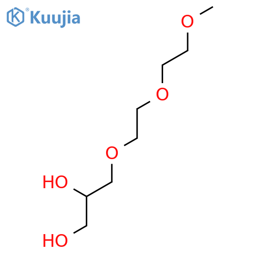 1,2-Propanediol, 3-[2-(2-methoxyethoxy)ethoxy]- structure