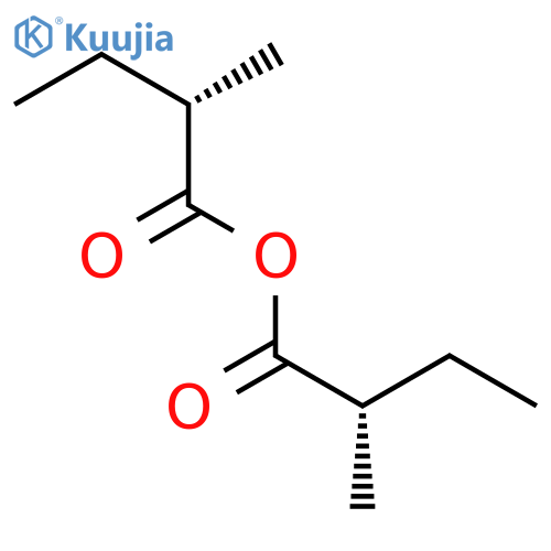 Butanoic acid,2-methyl-, 1,1'-anhydride, (2S,2'S)- structure
