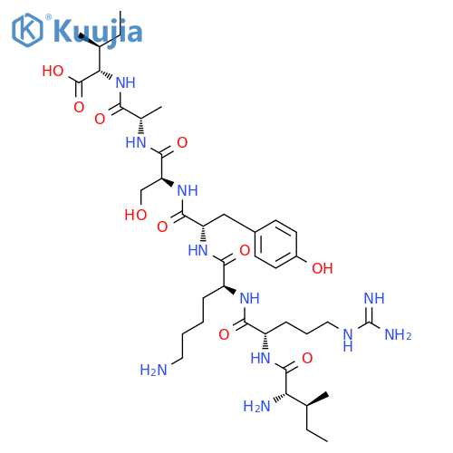 L-ISOLEUCINE, L-ISOLEUCYL-L-ARGINYL-L-LYSYL-L-TYROSYL-L-SERYL-L-ALANYL- structure