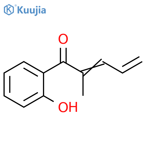 2,4-Pentadien-1-one, 1-(2-hydroxyphenyl)-2-methyl- structure