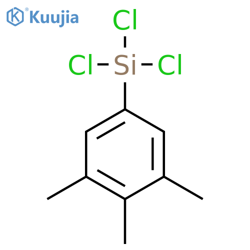 Silane, trichloro(3,4,5-trimethylphenyl)- structure