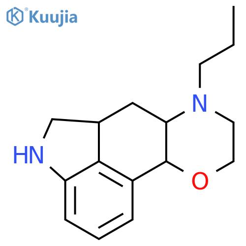 (5aS,6aS,10aS)-7-propyl-4,5,5a,6a,7,8,9,10a-octahydro-6H-indolo[3,4-gh][1,4]benzoxazine structure