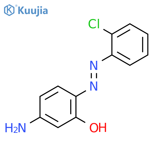Phenol, 5-amino-2-[(2-chlorophenyl)azo]- structure