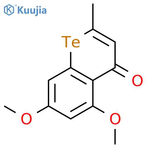 4H-1-Benzotellurin-4-one, 5,7-dimethoxy-2-methyl- structure
