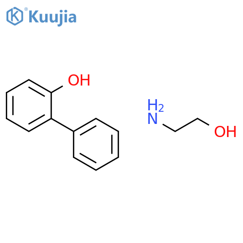 (1,1-Biphenyl)-2-ol, compound with 2-aminoethanol (1:1) structure
