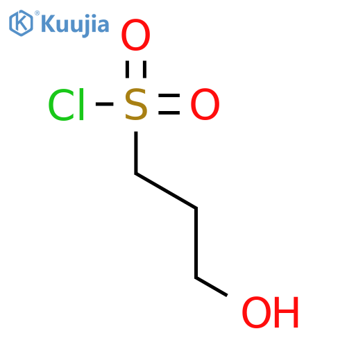 3-hydroxypropane-1-sulfonyl chloride structure