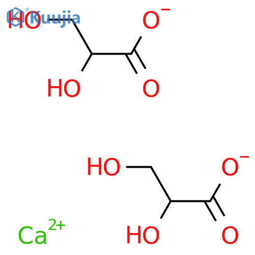 Calcium (1)-2,3-dihydroxypropionate structure