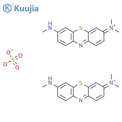 3-(Dimethylamino)-7-(methylamino)phenothiazin-5-ium sulphate (2:1) structure