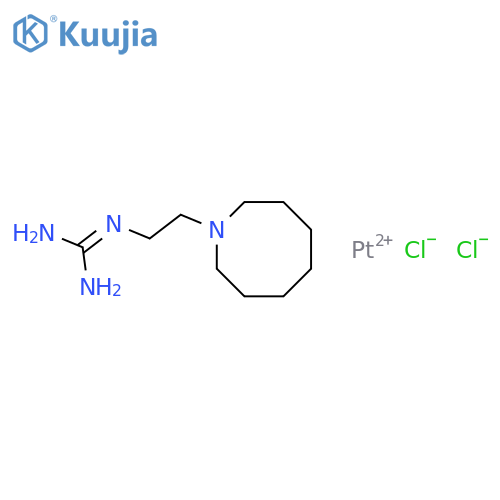 Platinum,dichloro[[2-(hexahydro-1(2H)-azocinyl)ethyl]guanidine-N'',NN]-, (SP-4-3)- (9CI) structure