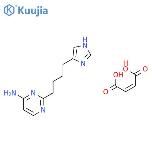 4-PYRIMIDINAMINE, 2-[4-(1H-IMIDAZOL-4-YL)BUTYL]-, (2Z)-2-BUTENEDIOATE(1:1) structure