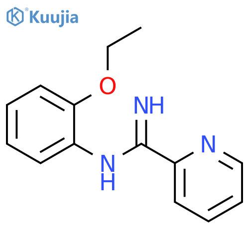 2-Pyridinecarboximidamide, N-(2-ethoxyphenyl)- structure