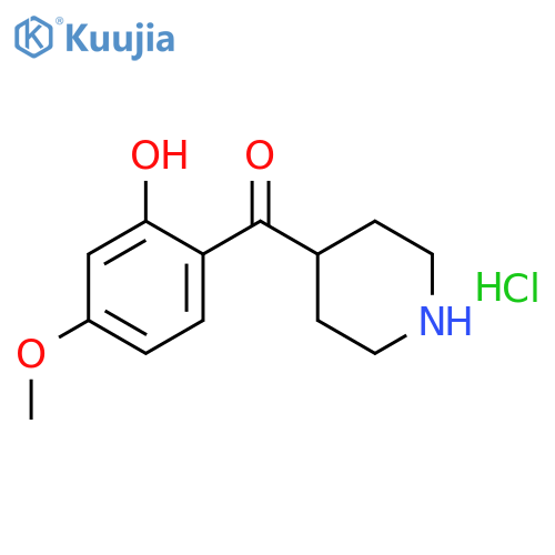 2-(5-Methoxy)phenol 4-Piperidinyl Ketone Hydrochloride structure