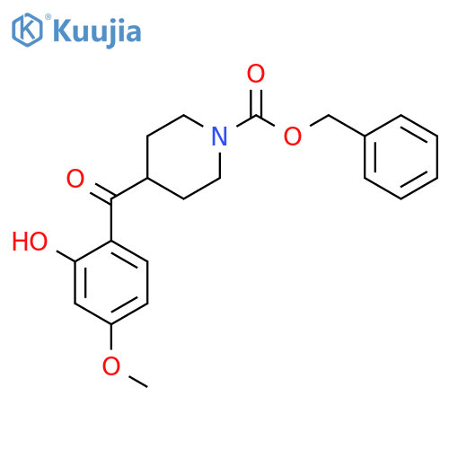 2-(5-Methoxy)phenol 4-(N-Benzyloxycarbonyl)piperidinyl Ketone structure