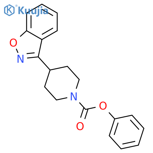 3-(4-Piperidinyl)-1,2-benzisoxazole N-Carbamic Acid Phenyl Ester structure