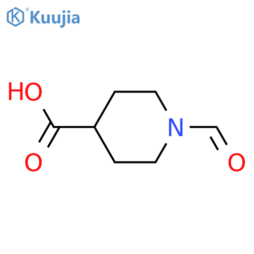 1-Formylpiperidine-4-carboxylic Acid structure
