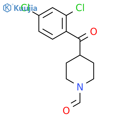 4-(2,4-Dichlorobenzoyl)piperidine-1-carbaldehyde structure