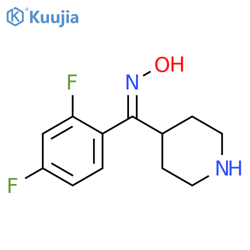 2,4-Difluorophenyl 4-Piperidinyl Ketoxime structure