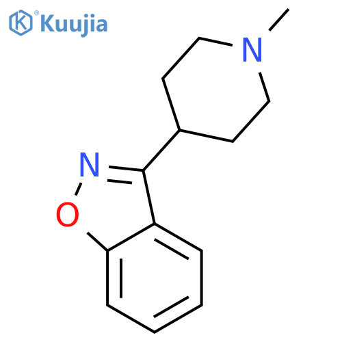 3-(1-methyl-4-piperidinyl)-1,2-benzisoxazole structure