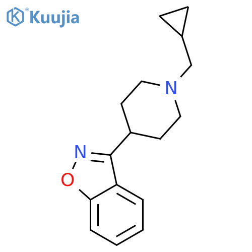 1,2-Benzisoxazole, 3-[1-(cyclopropylmethyl)-4-piperidinyl]- structure