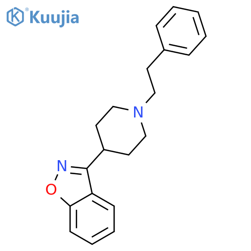 1,2-BENZISOXAZOLE, 3-[1-(2-PHENYLETHYL)-4-PIPERIDINYL]- structure