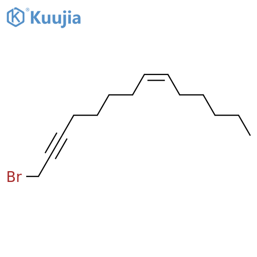 8-TETRADECEN-2-YNE, 1-BROMO-, (Z)- structure