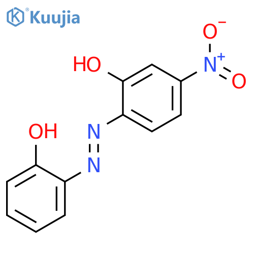 Phenol, 2-[(2-hydroxyphenyl)azo]-5-nitro- structure