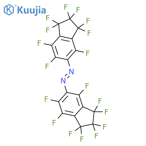Diazene, bis(1,1,2,2,3,3,4,6,7-nonafluoro-2,3-dihydro-1H-inden-5-yl)- structure