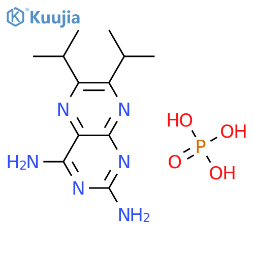 2,4-Diamino-6,7-diisopropylpteridine Phosphate structure