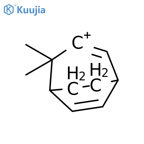 BICYCLO[3.2.2]NONA-2,6-DIEN-3-YLIUM, 4,4-DIMETHYL- structure