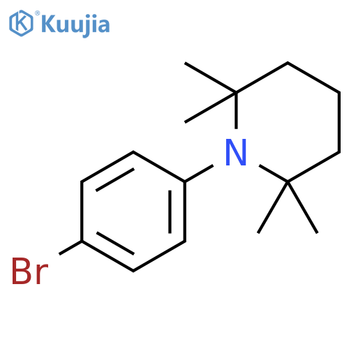 Piperidine, 1-(4-bromophenyl)-2,2,6,6-tetramethyl- structure