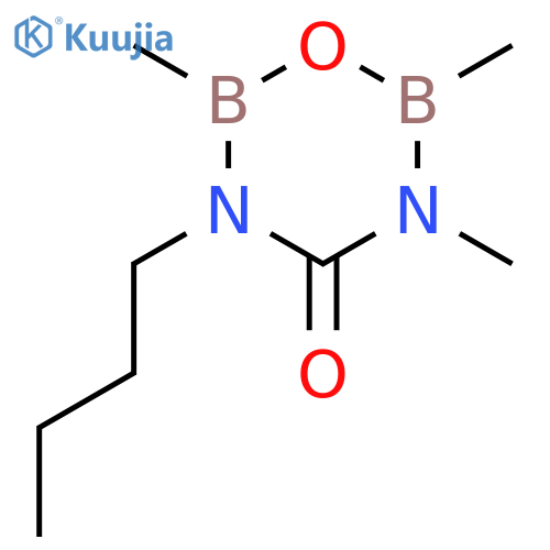 4H-1,3,5,2,6-Oxadiazadiborin-4-one, 3-butyltetrahydro-2,5,6-trimethyl- structure