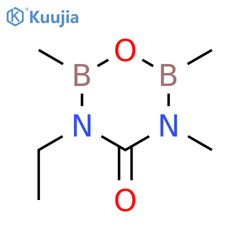 4H-1,3,5,2,6-Oxadiazadiborin-4-one, 3-ethyltetrahydro-2,5,6-trimethyl- structure