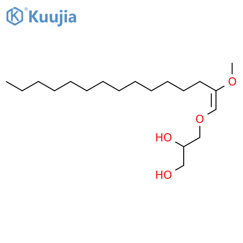 1,2-Propanediol, 3-[(2-methoxypentadecenyl)oxy]- structure