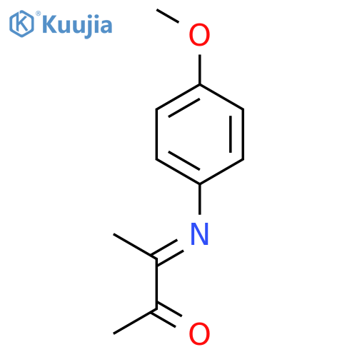 2-Butanone, 3-[(4-methoxyphenyl)imino]- structure