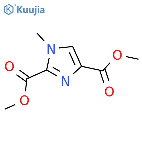 dimethyl 1-methylimidazole-2,4-dicarboxylate structure