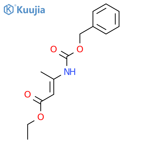 2-Butenoic acid, 3-[[(phenylmethoxy)carbonyl]amino]-, ethyl ester structure