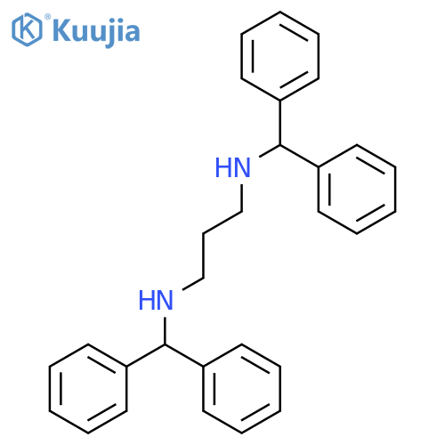 1,3-Propanediamine, N,N'-bis(diphenylmethyl)- structure