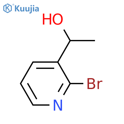1-(2-bromopyridin-3-yl)ethanol structure
