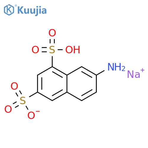 1,3-Naphthalenedisulfonicacid, 7-amino-, sodium salt (1:1) structure
